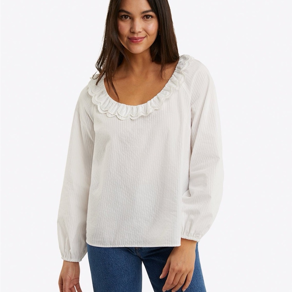 Draper James Reyna Long-Sleeve Top